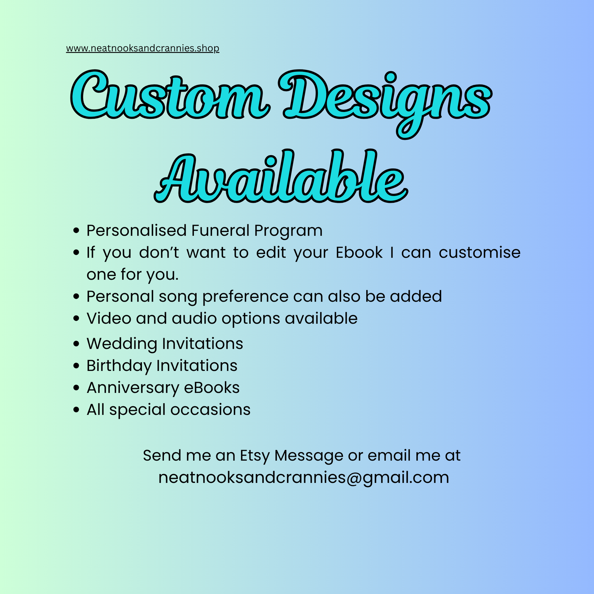 Obituary Design
