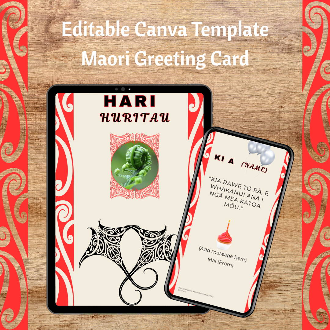 Maori Birthday Card
