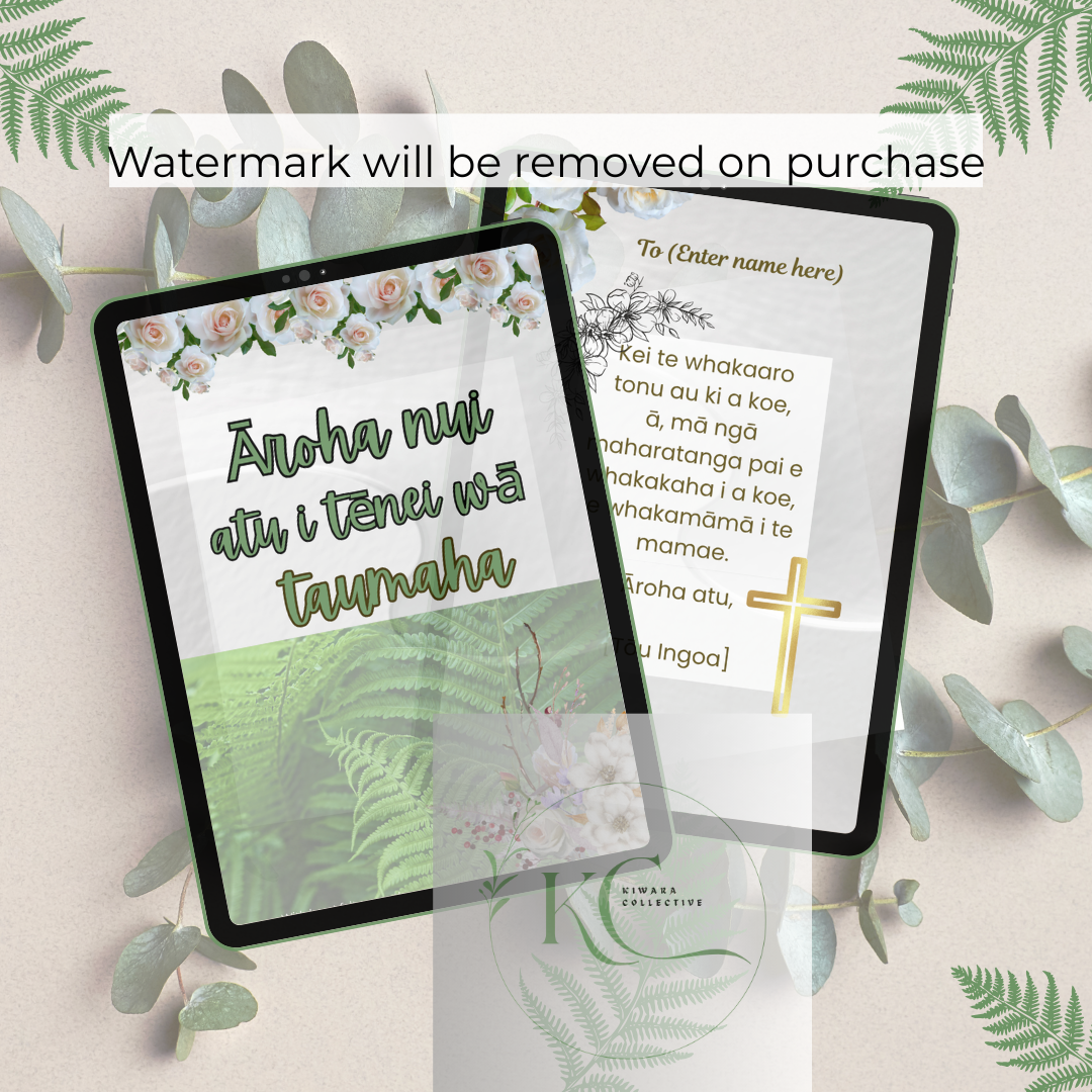 Canva sympathy card