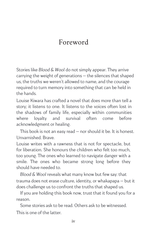 Blood & Wool – A Novel by Louise Kiwara (eBook)