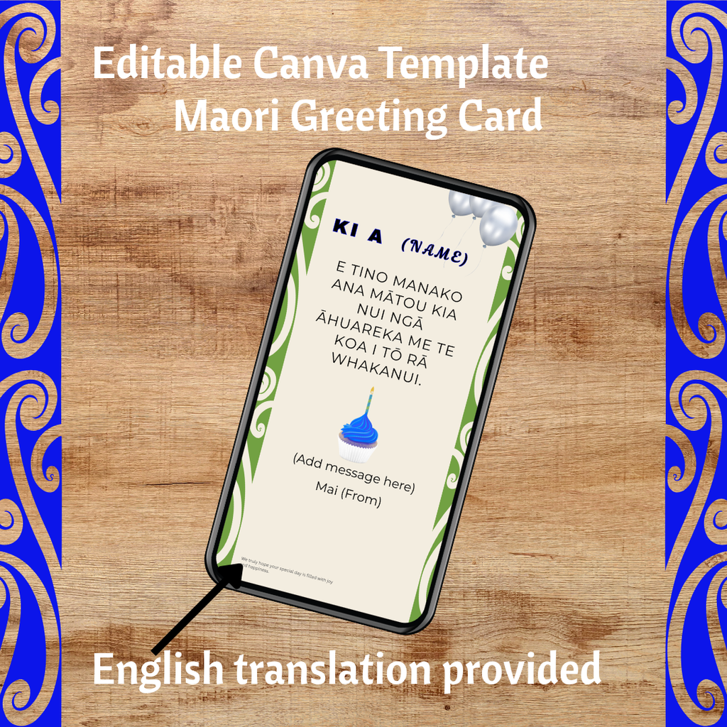 Blue & Black Card