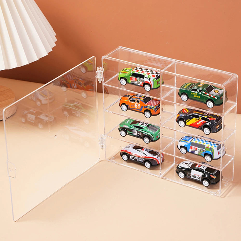 1PC Compact Car Model Storage Display Box, Car Model Dust-Proof Display Stand, Transparent Toy Car Placement Box