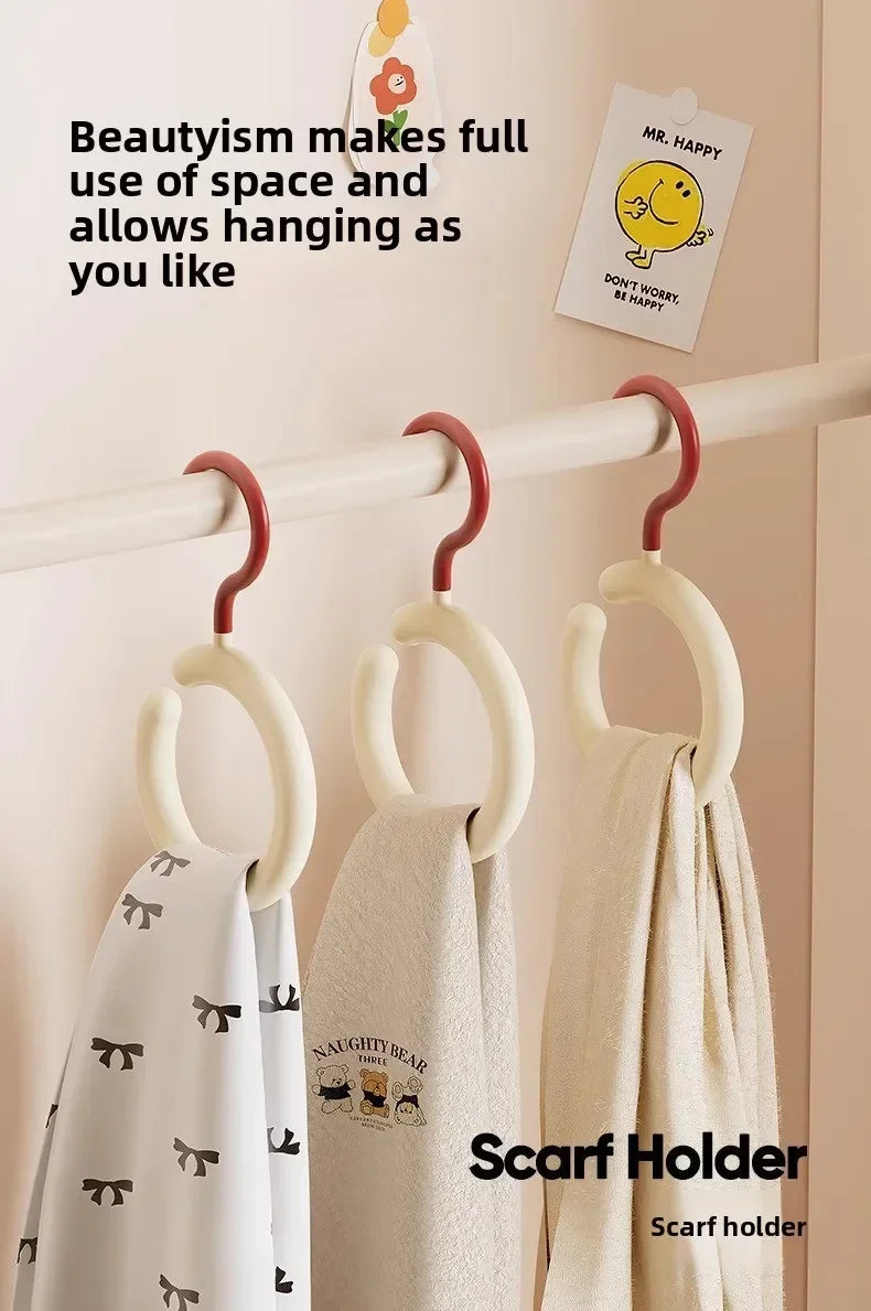 Hat Storage Clothes Hanger Invisible Luxury Multi-Function Hook Home Use New 2025 Plastic Coat Hanger Nordic Sle Adult Closet