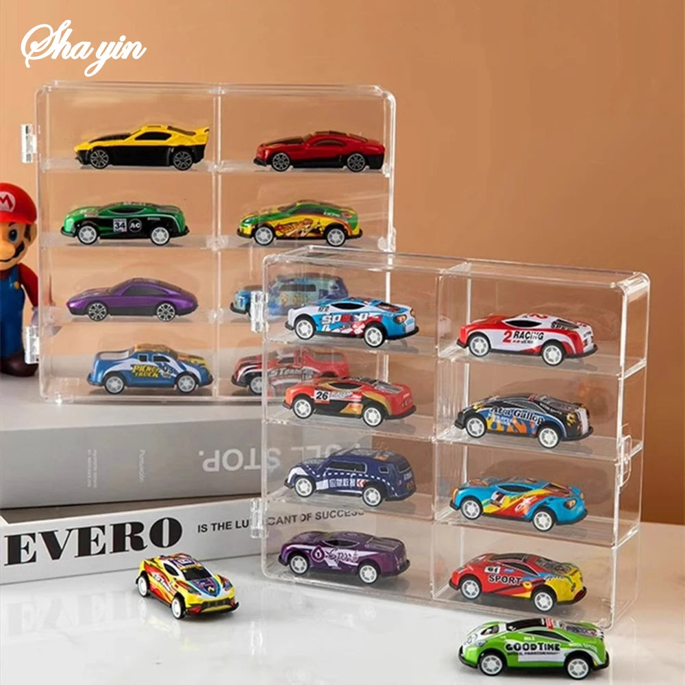 1PC Compact Car Model Storage Display Box, Car Model Dust-Proof Display Stand, Transparent Toy Car Placement Box