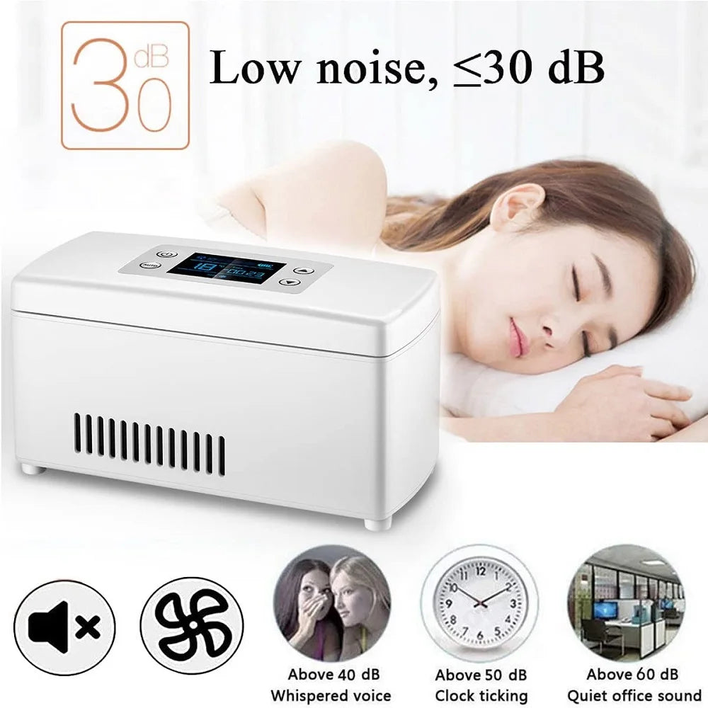 Portable Insulin Cooler Refrigerated Box 2-18 Degrees Medicine Cooler Reefer Refrigerator Container For Travel Outdoor Household