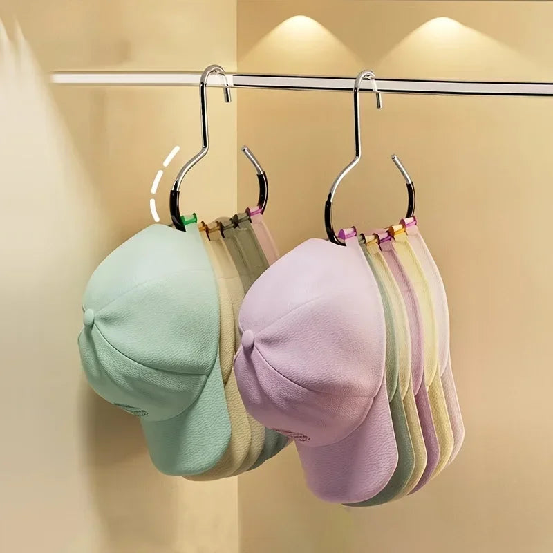 Versatile Round Hook - Perfect for Hats Ties Scarves & Bags Strong Load-Bearing Non-Deformable Ideal for Storage Accessories