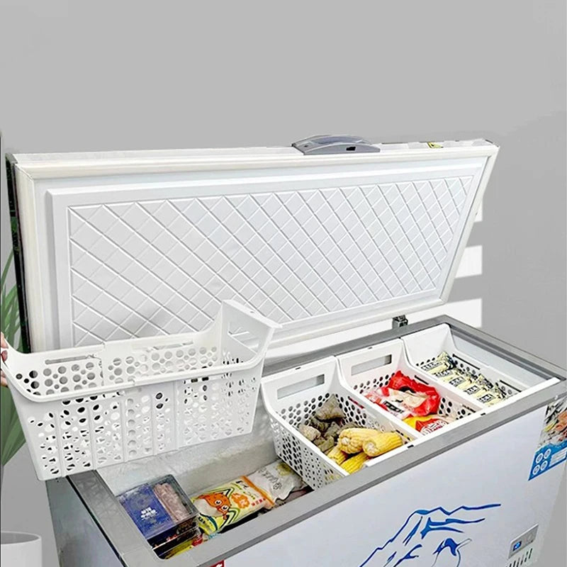 Chest Freezer Basket Odorless Chest Freezer Storage Rack Heavy Load Refrigerator Storage Organizer Kitchen Accessories