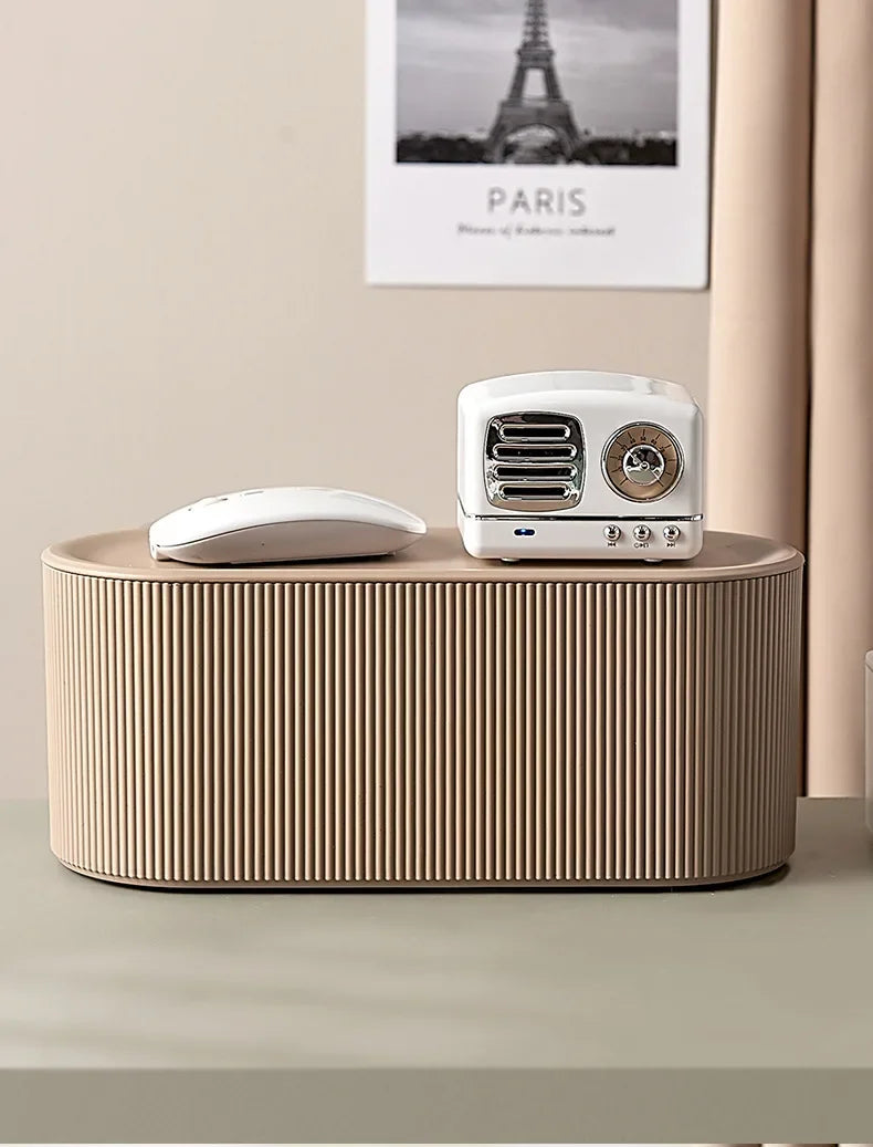 Nordic Plug Board Storage Box Cable Wire Organizer Case Socket Wireless WiFi Router Bracelet Desktop Data Line Plug Holder Shelf