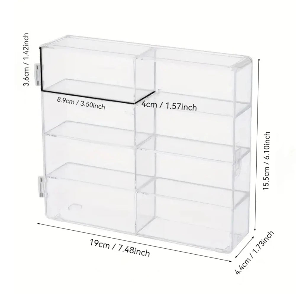 1PC Compact Car Model Storage Display Box, Car Model Dust-Proof Display Stand, Transparent Toy Car Placement Box