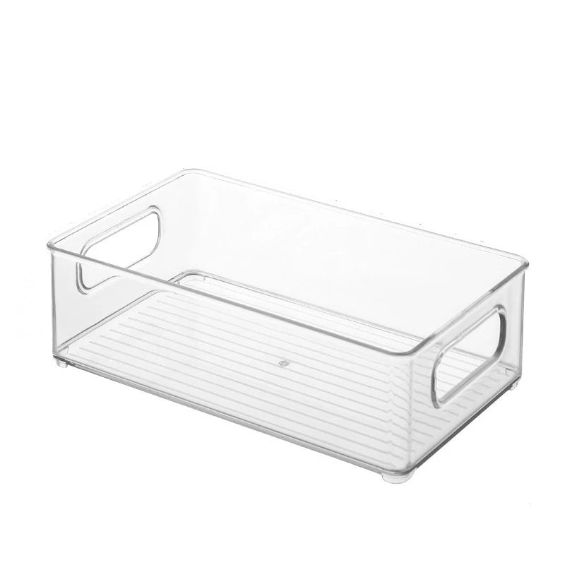 Acrylic Storage Box Desktop Cosmetics Transparent Plastic Box Dormitory Household Facial Mask Skin Box Refrigerator Storage Box