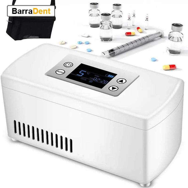 Portable Insulin Cooler Refrigerated Box 2-18 Degrees Medicine Cooler Reefer Refrigerator Container For Travel Outdoor Household