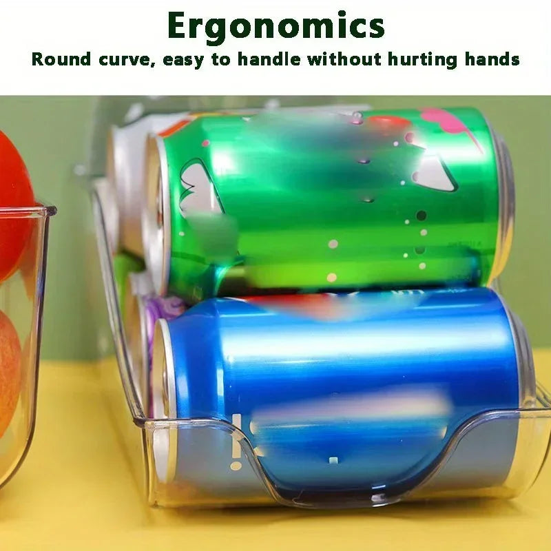 Refrigerator Organizer Bins Soda Cans Dispenser Bins Can Dispensers  Auto Rolling Dispenser Fridge Organizer Pantry Organizer