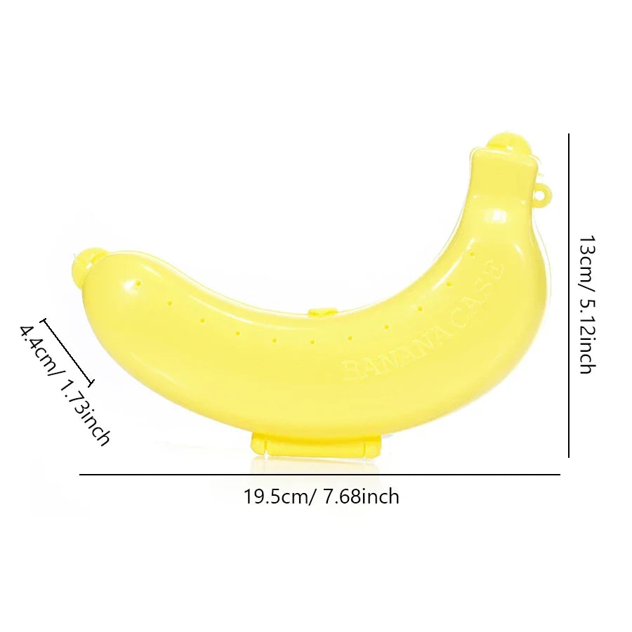 Banana Storage Box for Outdoor Travel Cute  Case Protector  Container Trip  Lunch Fruit Storage  Holder
