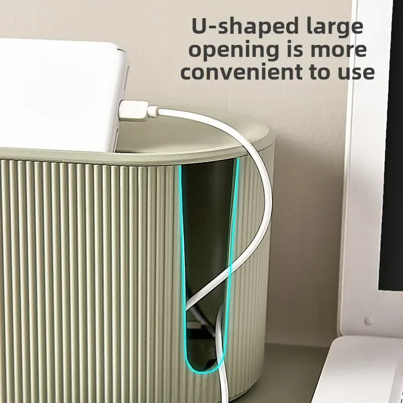 Nordic Plug Board Storage Box Cable Wire Organizer Case Socket Wireless WiFi Router Bracelet Desktop Data Line Plug Holder Shelf