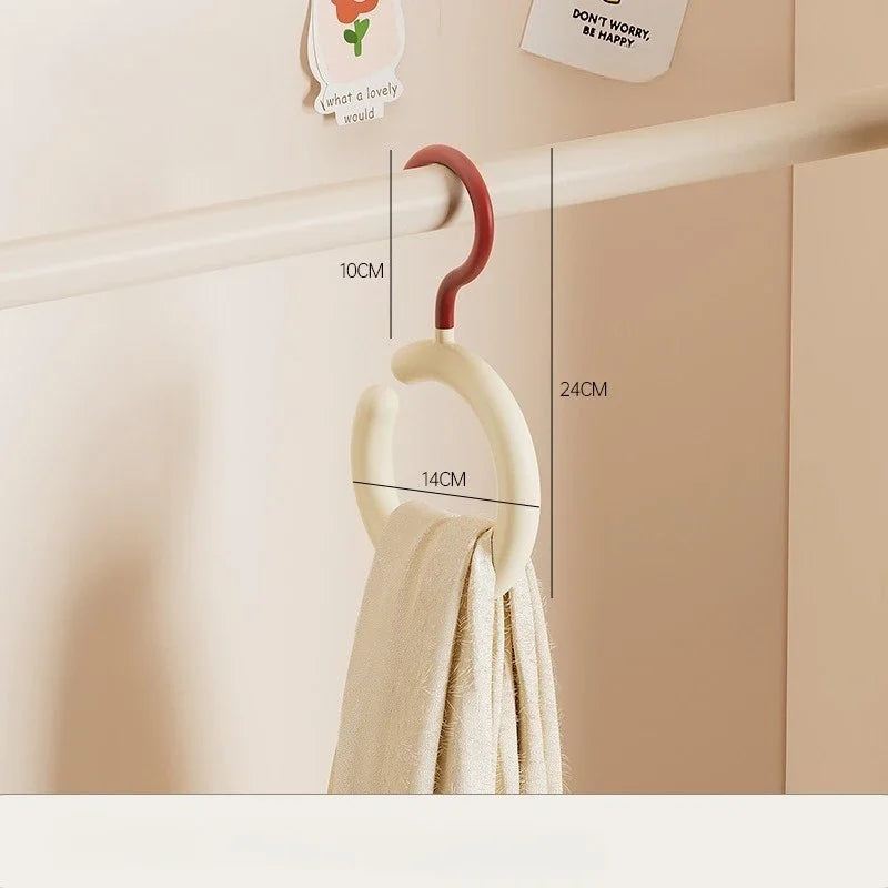 Hat Storage Clothes Hanger Invisible Luxury Multi-Function Hook Home Use New 2025 Plastic Coat Hanger Nordic Sle Adult Closet