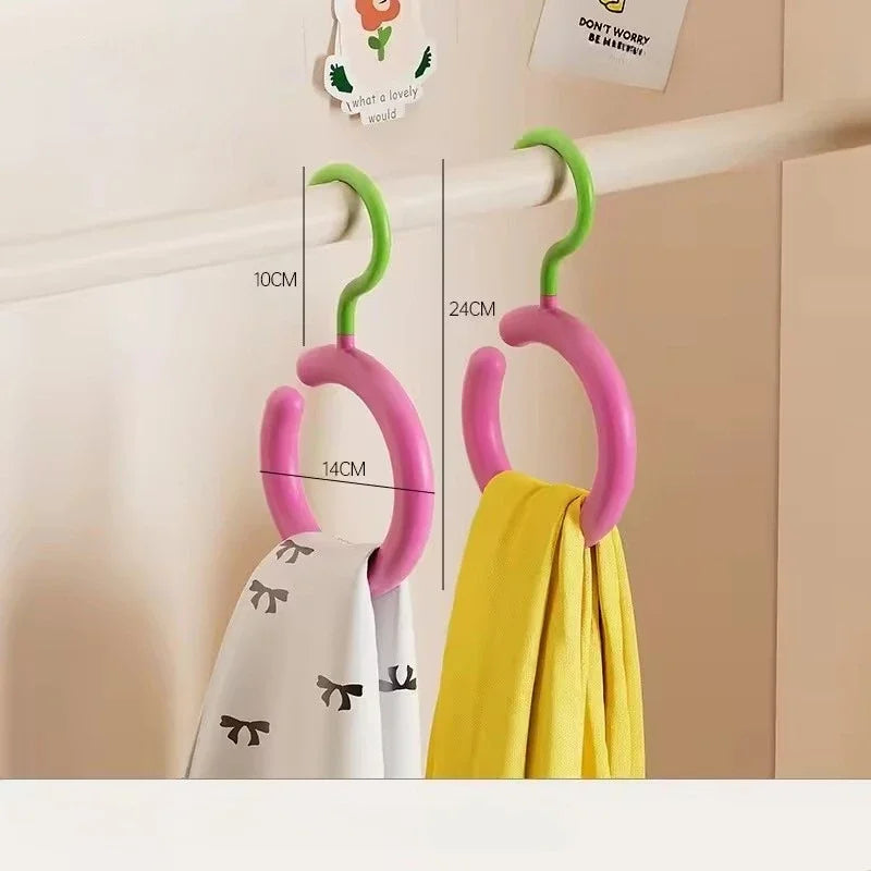 Hat Storage Clothes Hanger Invisible Luxury Multi-Function Hook Home Use New 2025 Plastic Coat Hanger Nordic Sle Adult Closet