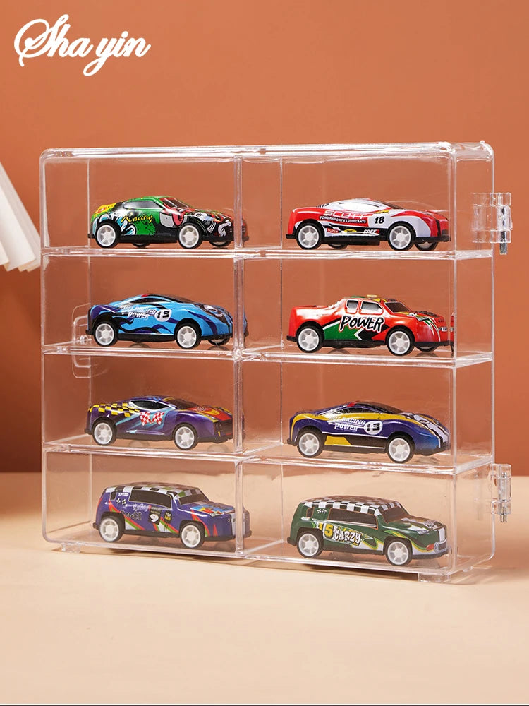 1PC Compact Car Model Storage Display Box, Car Model Dust-Proof Display Stand, Transparent Toy Car Placement Box