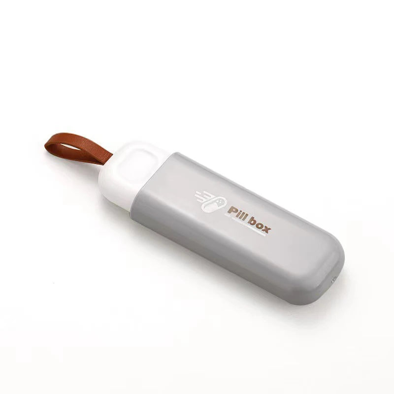 Portable Colorful 3 Spaces Medicine Case Health Care Container Case Pill Box Splitters Travel Pill Box Tiny Box Easy to Carry