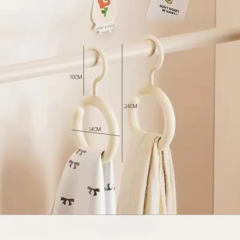 Hat Storage Clothes Hanger Invisible Luxury Multi-Function Hook Home Use New 2025 Plastic Coat Hanger Nordic Sle Adult Closet