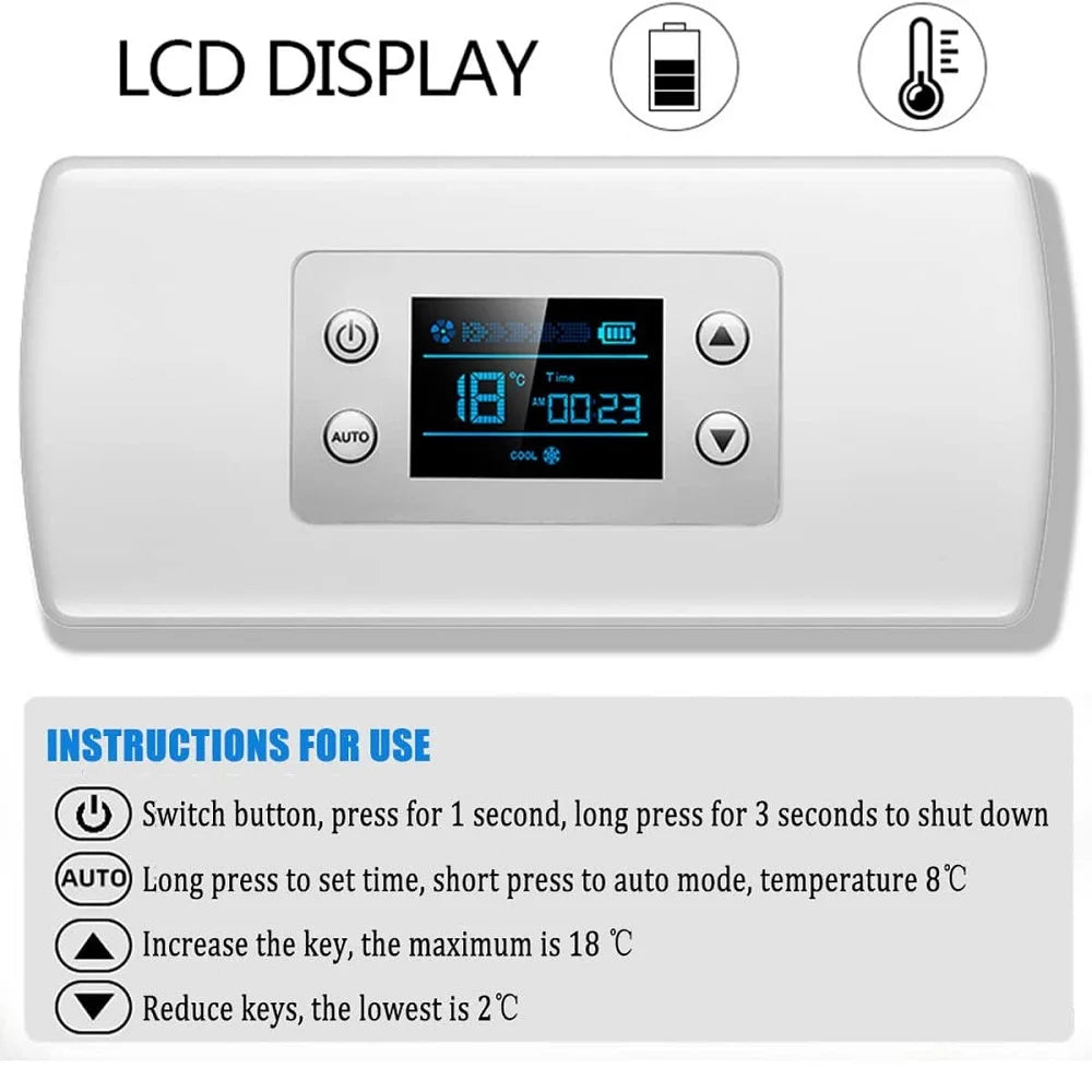 Portable Insulin Cooler Refrigerated Box 2-18 Degrees Medicine Cooler Reefer Refrigerator Container For Travel Outdoor Household