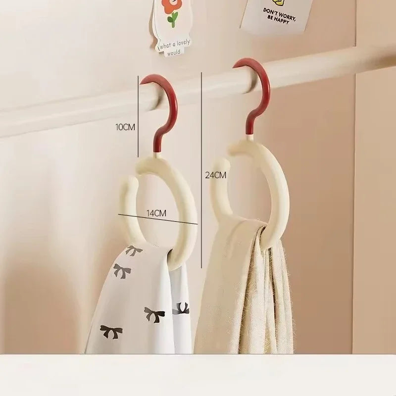 Hat Storage Clothes Hanger Invisible Luxury Multi-Function Hook Home Use New 2025 Plastic Coat Hanger Nordic Sle Adult Closet