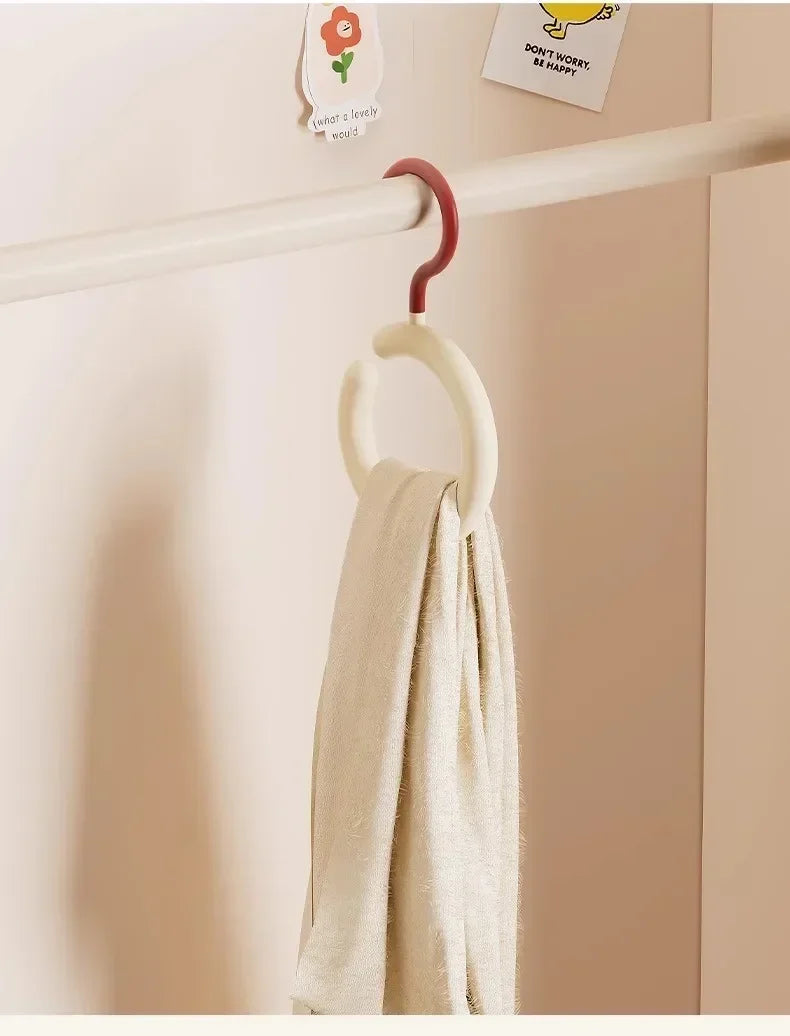 Hat Storage Clothes Hanger Invisible Luxury Multi-Function Hook Home Use New 2025 Plastic Coat Hanger Nordic Sle Adult Closet