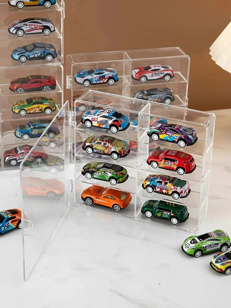 1PC Compact Car Model Storage Display Box, Car Model Dust-Proof Display Stand, Transparent Toy Car Placement Box