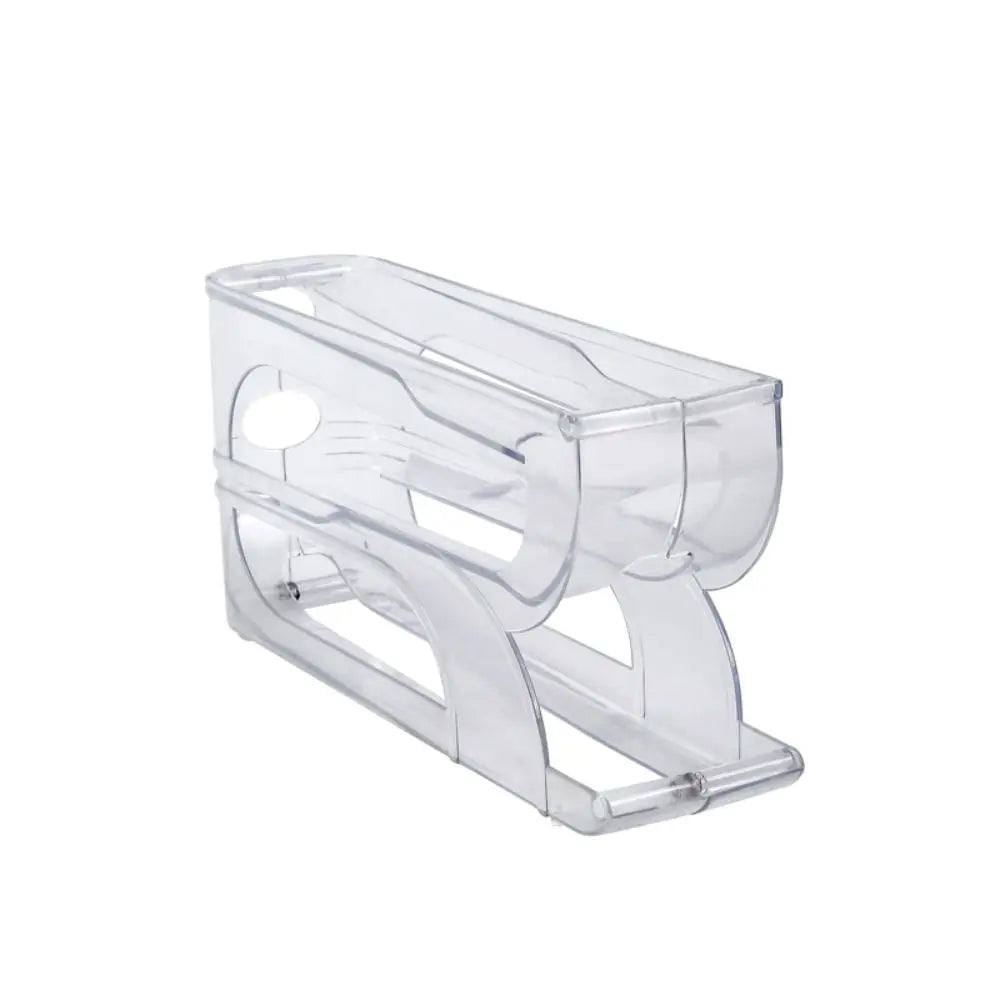 Large Capacity Automatic Egg Roller Household 3 Layer / 4 Layer Refrigerator Egg Storage Box Space Saving Kitchen Dedicated