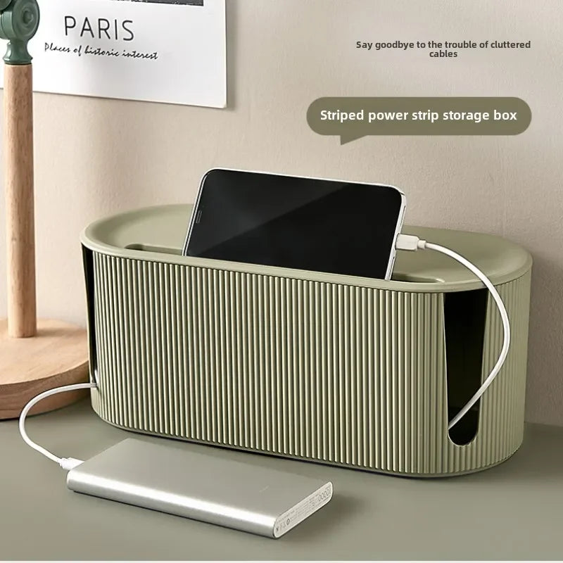 Nordic Plug Board Storage Box Cable Wire Organizer Case Socket Wireless WiFi Router Bracelet Desktop Data Line Plug Holder Shelf