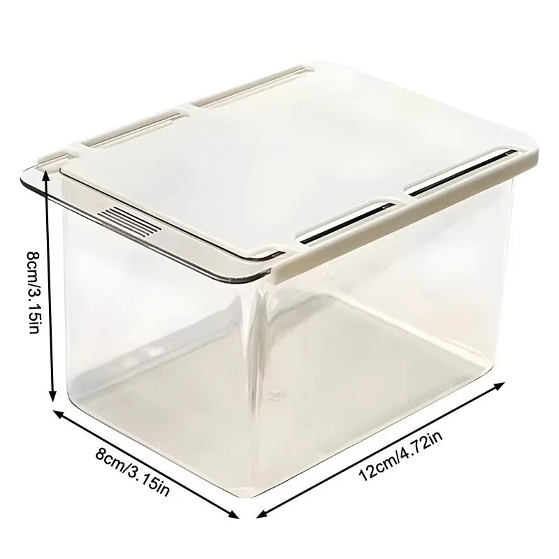 Transparent Bathroom Cotton Stick Makeup Cotton Bathroom Pull-Out Storage Drawer Style Storage Box Under The Mirror Cabinet