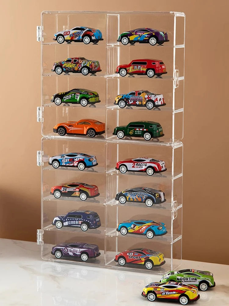 1PC Compact Car Model Storage Display Box, Car Model Dust-Proof Display Stand, Transparent Toy Car Placement Box
