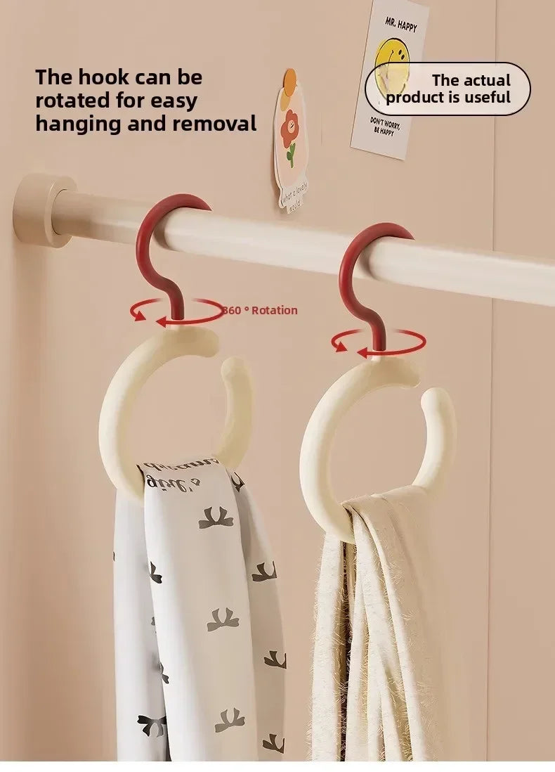 Hat Storage Clothes Hanger Invisible Luxury Multi-Function Hook Home Use New 2025 Plastic Coat Hanger Nordic Sle Adult Closet