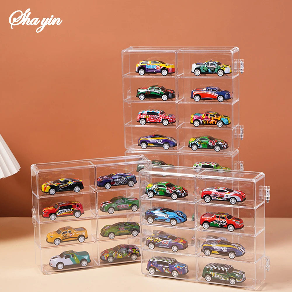 1PC Compact Car Model Storage Display Box, Car Model Dust-Proof Display Stand, Transparent Toy Car Placement Box