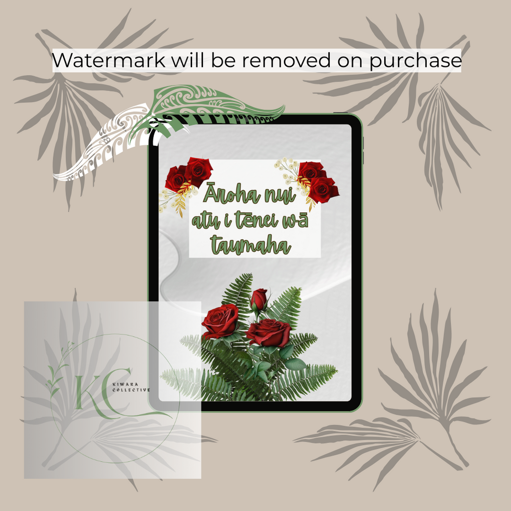 Printable grief card

